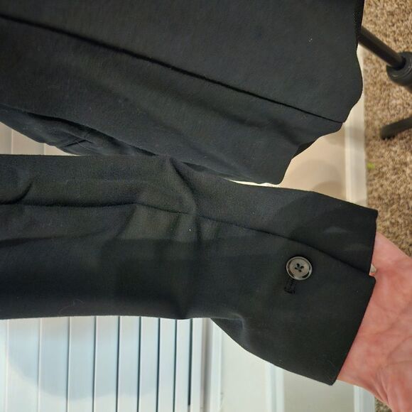 Banana Republic Washable Ponte Inverted Collar Blazer Black NWT Size 2 - Picture 8 of 9